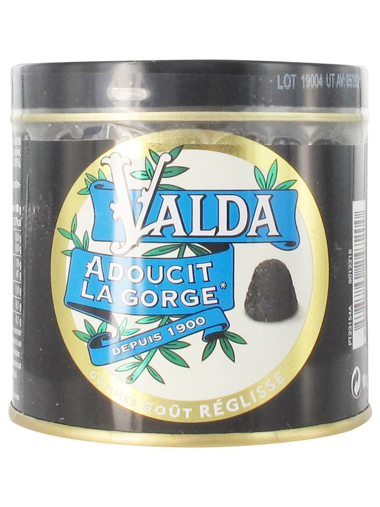 Valda - Gommes . Adoucit la gorge (160g)