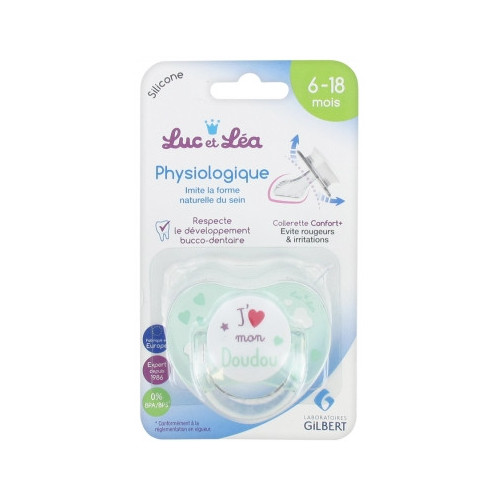 Pharma360 - Sucette Physiologique Luc et Léa 6-18 Mois - Confort et  Protection Peau Bébé