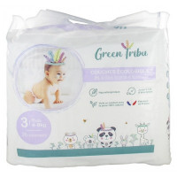 GREEN TRIBU Couches Écologiques 26 Couches Taille 3 (4-9 kg)-16907