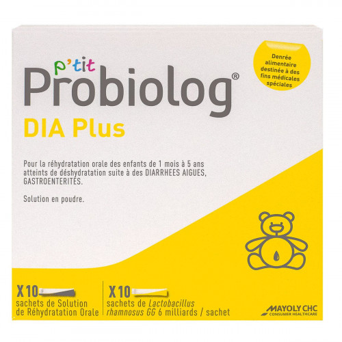 P'tit Probiolog Dia Probiotique pour Enfant et bébé en pharmacie bio