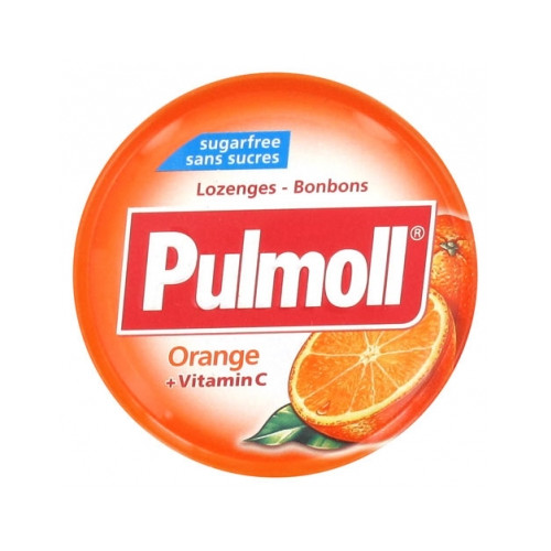Pulmoll Bonbons Orange 45g - Soin Gorge et Dents - Pharma360