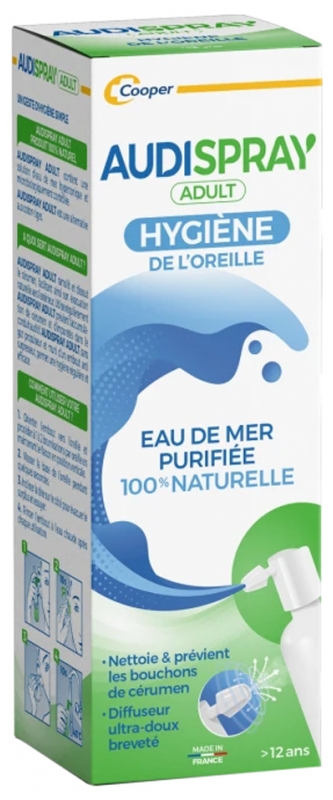 Audispray Adult Hygiène de L'Oreille 50 ml