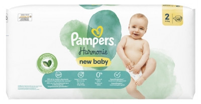 Pampers Harmonie Taille 2 4-8 kg 39 Couches - Paraphamadirect