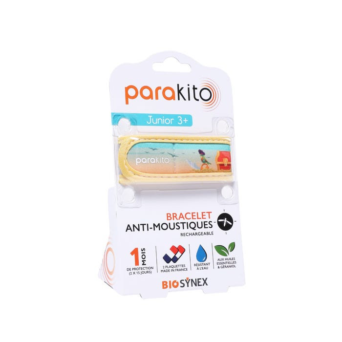 Pharma360 - Bracelet Anti-Moustiques ParaKito Fun Étoiles 1 Boîte -  Protection Naturelle