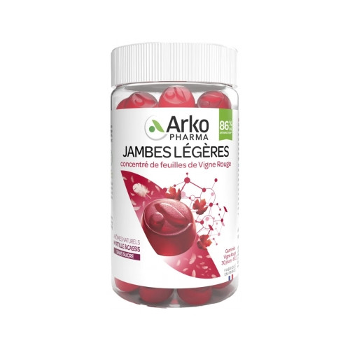 Arkopharma Jambes Légères 60 Gummies