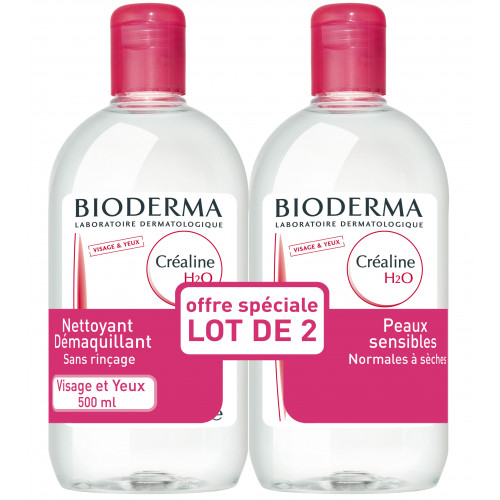 BIODERMA CREALINE H2O - Lot de 2-2706