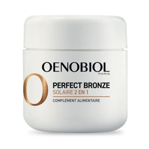 Oenobiol Perfect Bronze Solaire 2 en 1 Autobronzant et Préparateur Solaire 2 x 30 capsules végétales