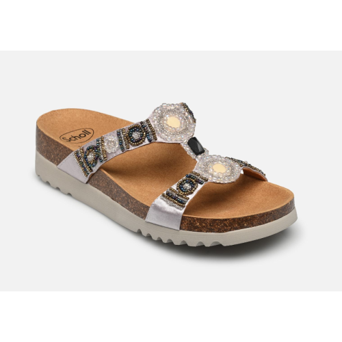 Mules - NEW BOGOTA WEDGE COMFORT - Argent