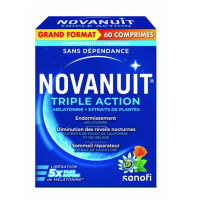 Novanuit Triple action 60 comprimés