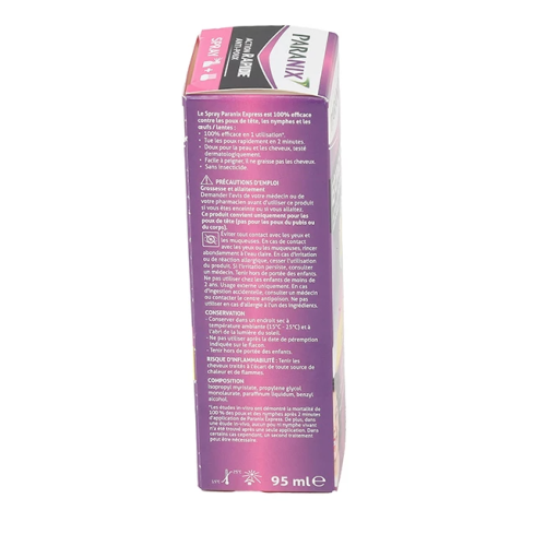 Express spray anti poux + peigne 95 ml