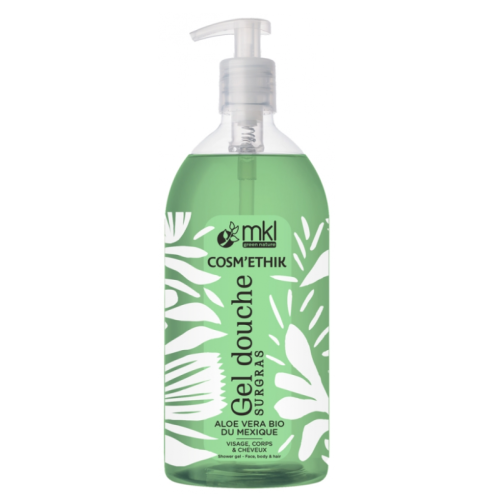 Cosm'Ethik Gel Douche Surgras Aloe Vera Bio du Mexique 1 L