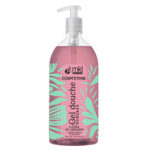 Cosm'Ethik Gel Douche Fleurs de Cerisiers 1 L