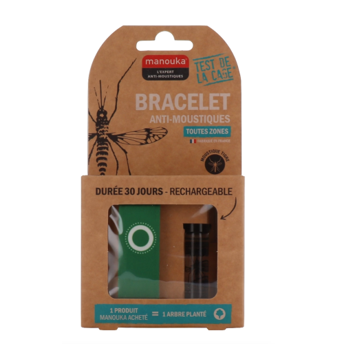 Bracelet Anti-Moustiques Vert