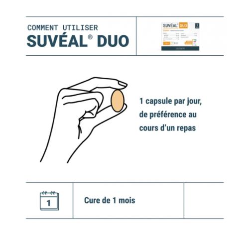 Suvéal Duo Capsules Concentrées 30 Capsules