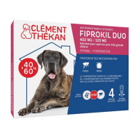 Fiprokil Duo 402 mg/120 mg Chien 4 Pipettes