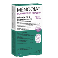 Ménocia Bouffées de chaleur Ménopause & Périménopause 30 gélules