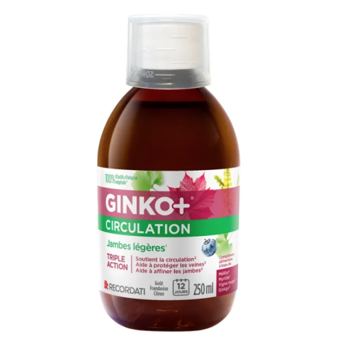 Ginko+ Circulation Jambes Lourdes, 250 ml