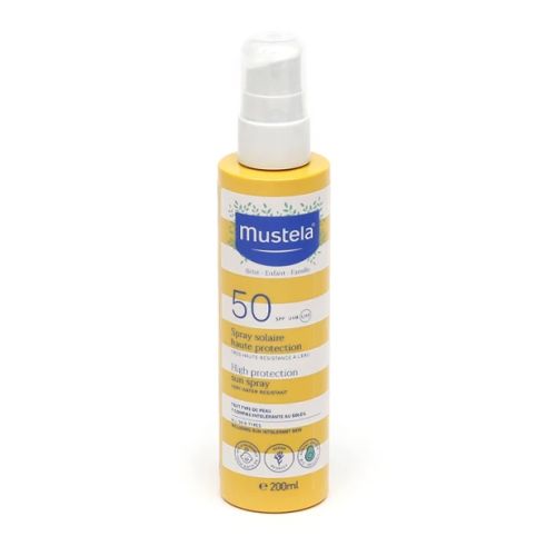 Spray Solaire Haute Protection Bébé-Enfant-Famille SPF50 200 ml