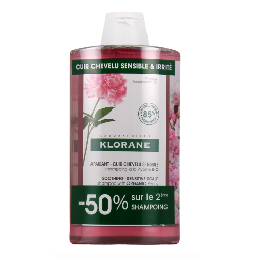 Shampooing Apaisant à la Pivoine 2 x 400 ml