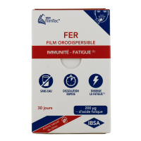 FilmTec Fer Immunité Fatigue 30 films orodispersibles