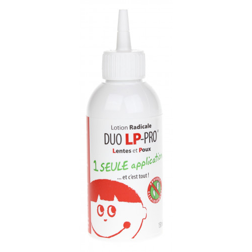 DUO LP PRO Lotion Radicale 150mL - Éradique poux et lentes en 1 application  - Pharma360