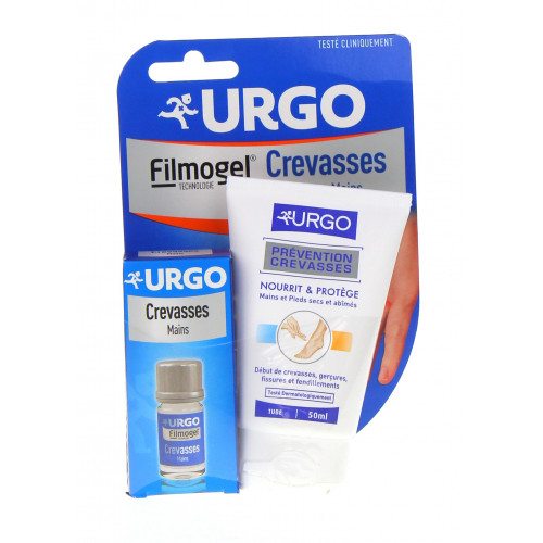 Urgo - Crème Prévention Crevasses - Nourrit, Protège et Assouplit - Huile  de germe de blé - 50ml