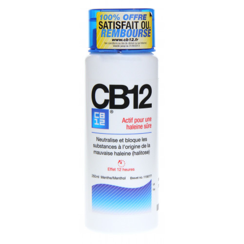 Omega Pharma CB12 Bain de Bouche 250mL - Haleine Fraîche et Protection  Caries - Pharma360, cb12 haleine 