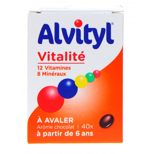 Alvityl Vitalité 40 Comprimés - Boost Forme et Équilibre - Pharma360