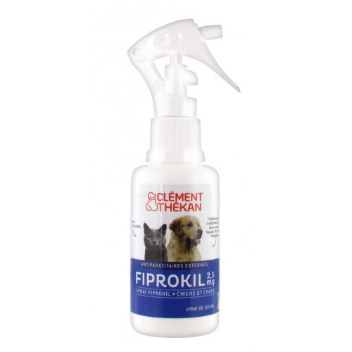 Clement Thekan Fiprokil Spray 100mL - Anti-Puces Tiques Poux - Pharma360