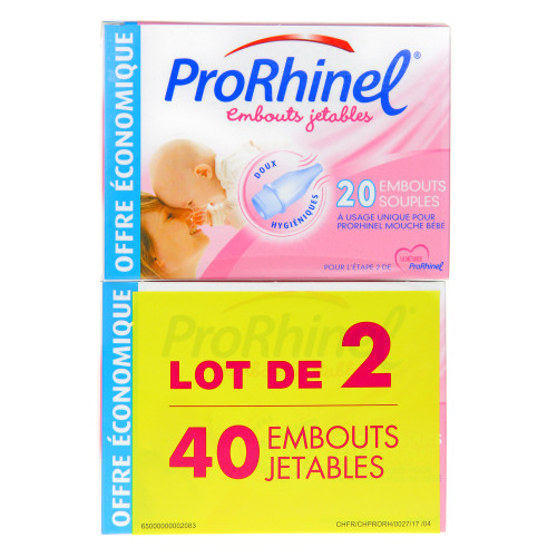 PRORHINEL Embouts jetables souples x 20